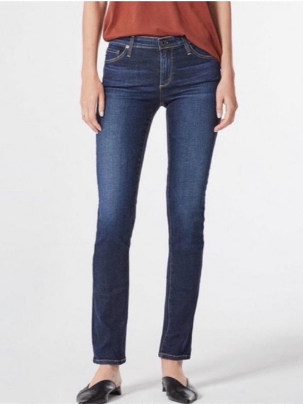AG Adriano Goldschmied The Harper Essential Straight Jeans Size 31R